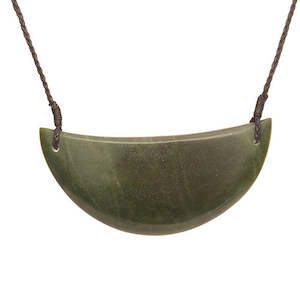 Large Greenstone Breast Plate Necklace