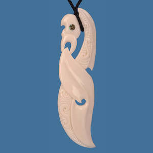 Bone Toki: Bone Manaia Pendant Extra Large