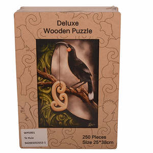 Dave Sotogi Art: Deluxe Wooden Puzzle Te Huia