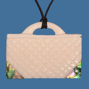 Bone Kete Pendant Necklace