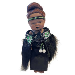 Mãori Doll with Green Band