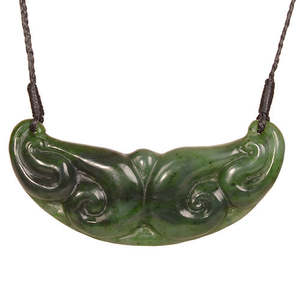Jade Koru Breast Plate