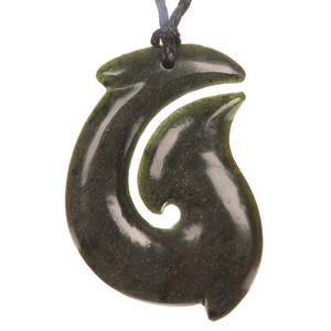 Greenstone Hook Necklace