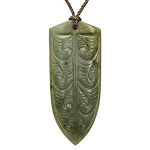 Jade Koru Breastplate Necklace