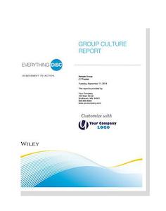 Everything Disc Profiles: Everything DiSC® Group Culture Report