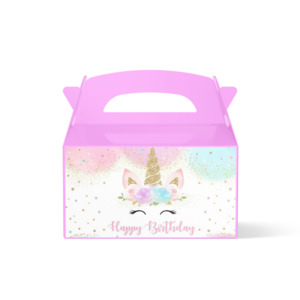 Personalised Treat Box: Personalised Treat Box - Unicorn