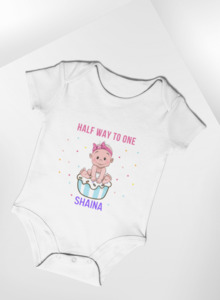 Personalised Onesie - Half Way