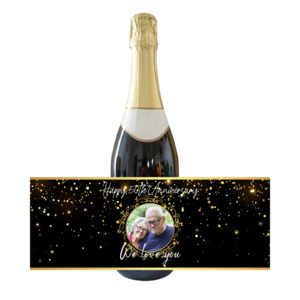 Personalised Adult Bottle Label - Anniversary