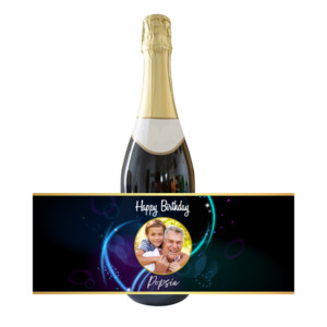 Personalised Adult Bottle Label - Dad Birthday