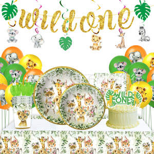Ready Made Party Set: Party Set Jungle Animals