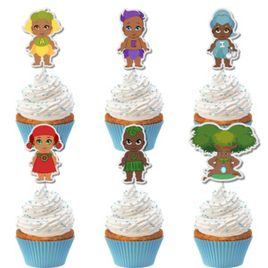 Cupcake Toppers: TAKARO PERSONALISED CUPCAKE TOPPER