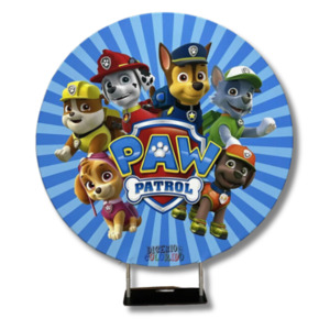 PAW PATROL - ROUND BACKDROP