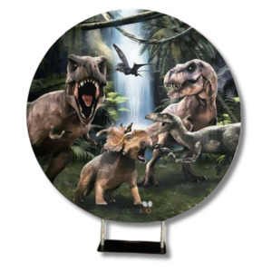 Rentals Round Backdrop: DINOSAURS - ROUND BACKDROP