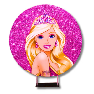Rentals Round Backdrop: BARBIE - ROUND BACKDROP