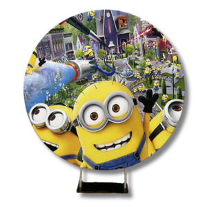 Rentals Round Backdrop: MINIONS - ROUND BACKDROP