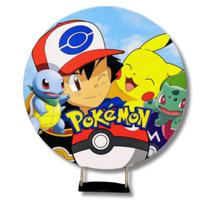 Rentals Round Backdrop: PIKACHU POKEMON ROUND BACKDROP