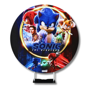 SONIC HEDGEHOG - ROUND BACKDROP