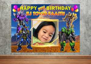 Personalised Banners: Personalised Banner - Robots