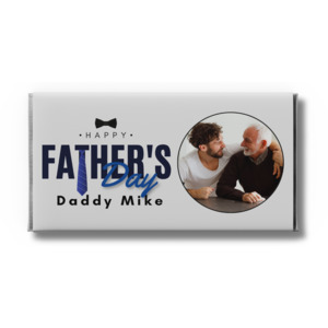 PERSONALISED CHOCOLATE BAR 90G - FATHER'S DAY
