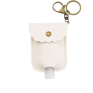Cute Hand Sanitizer Bottle Holder - White