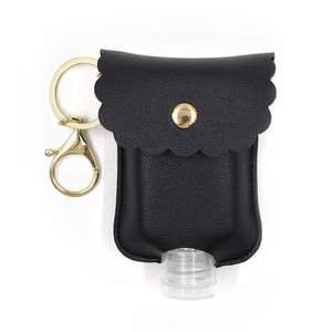 Cute Hand Sanitizer Bottle Holder - Black