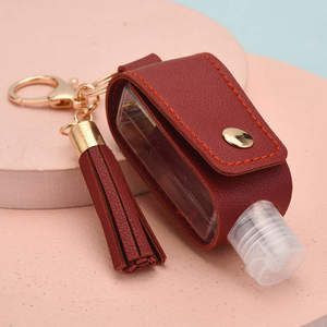 Slender Hand Sanitizer Bottle Holder - Wine Red