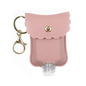 Cute Hand Sanitizer Bottle Holder - Flower Pink