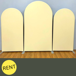Backdrop Rentals: Mocha Arch Backdrop