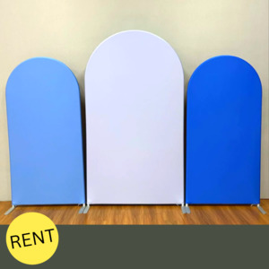 Backdrop Rentals: Blue Arch Backdrop
