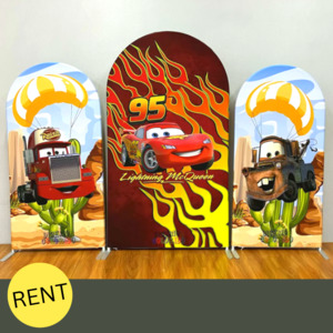 Backdrop Rentals: Cars Arch Backdrop