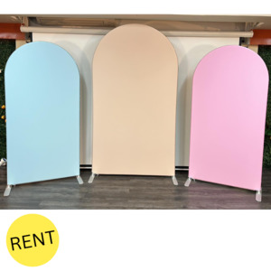 Backdrop Rentals: Colored Arch Backdrop