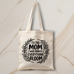 Personalized Tote Bag - Mom Bloom