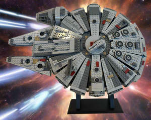 Frontpage: Display stand for LEGO® Star Wars™ Millennium Falcons™