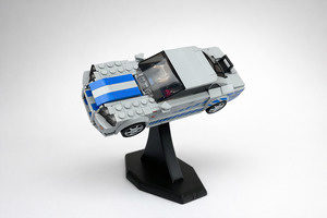 LEGO® Speed Champions Car Display Stand (45°) – Modular, Connectable Base
