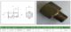 Straight adapter / extension 1/8 1/8 F000541