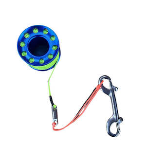 Dsmb Reels: 20m Aluminum Finger Spool - Blue