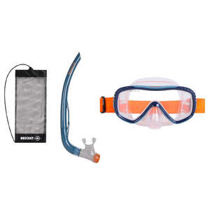 Childrens Snorkelling Sets: Beuchat Oceo Jnr Set Spring Blue