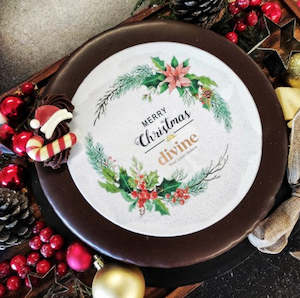 Christmas Collection: Edible Image Cake - Christmas Thank You