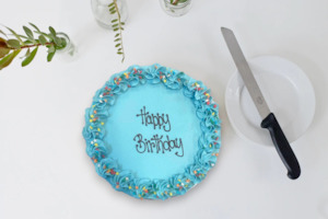 Buttercream Cakes: Buttercream Cake - Blue