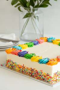 Showstopping Slabs: Vanilla Supreme Cake Slab