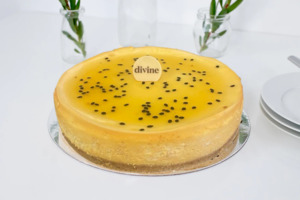 All: Lemon Baked Cheesecake with Passionfruit