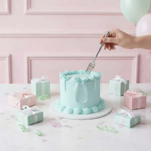 Vintage Blue Bow | Signature Round