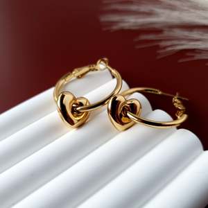 Heartfall Hoops - Gold