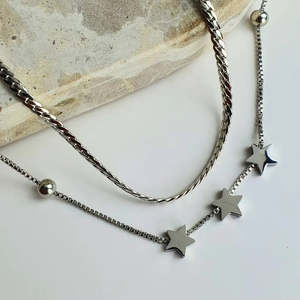 3 Wishes Necklace - Silver