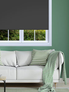 Charm Roller Blind – Charcoal – DIY Online