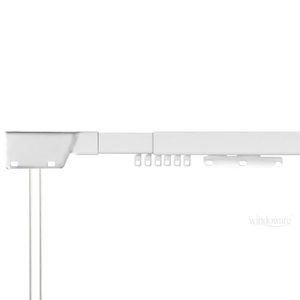 Products: Square Extendable Cord Draw Track – White – DIY Online