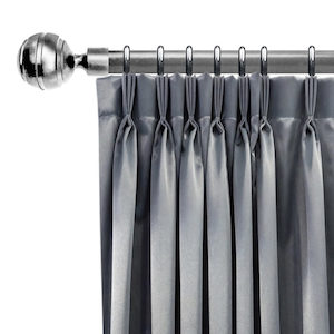 Expandable Rod Set with Globe Finial 210-300cm – Brushed Nickel – DIY Online