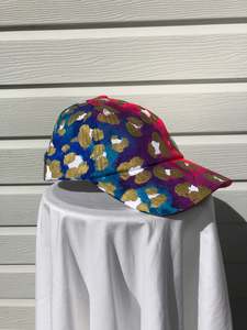 Dizzie Bucket Hats: Rainbow Gold Leopard - Cap