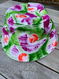 Dizzie Bucket Hats: Tropical Treat - 100% Heavy Brushed Cotton Bucket Hat