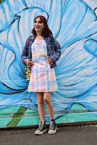 Pastel Plaid Dress size 12